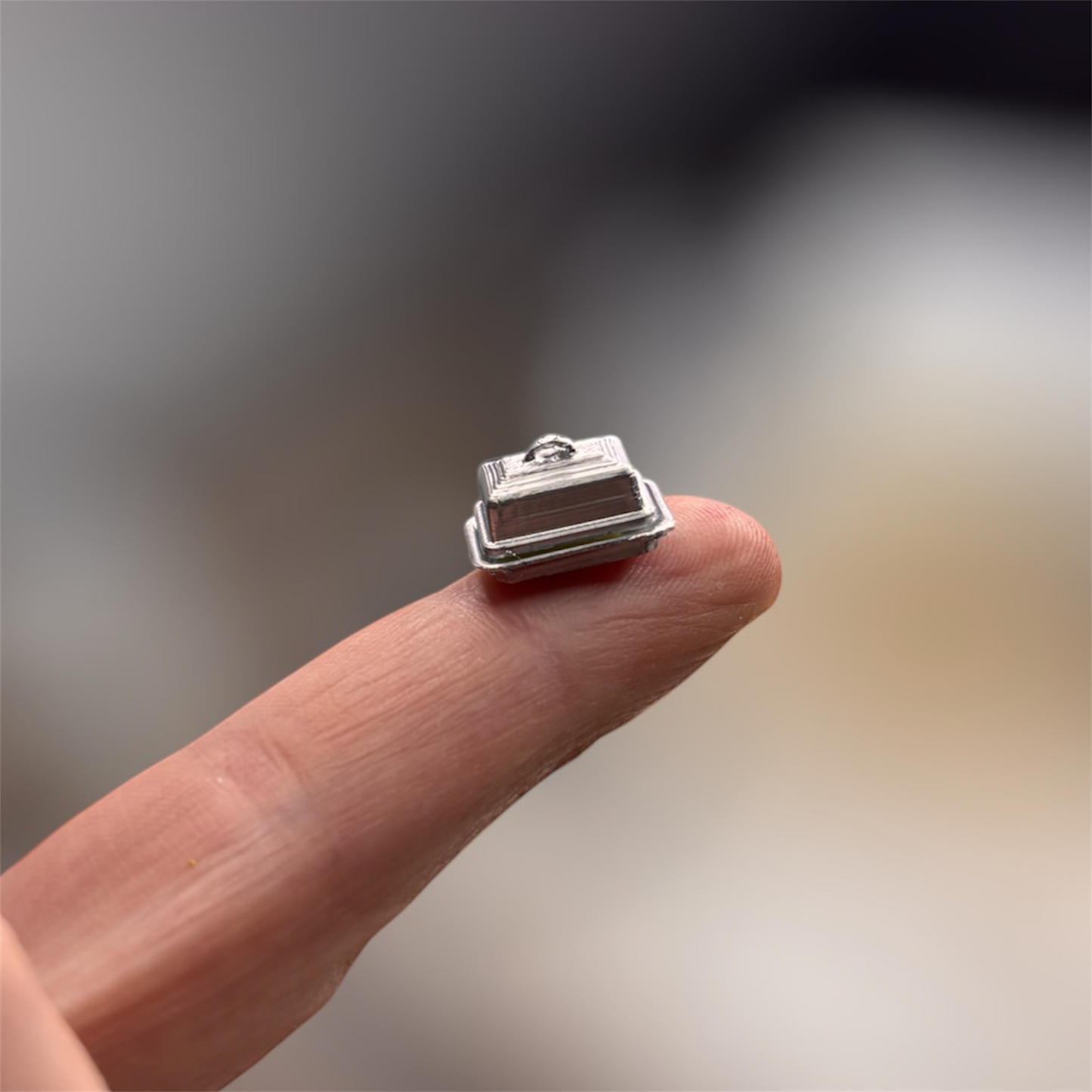 1:12 Botervloot met roomboter - Handgemaakt - Poppenhuis