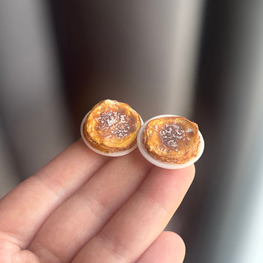 1:12 Bord met pannenkoeken - Handgemaakt - Poppenhuis