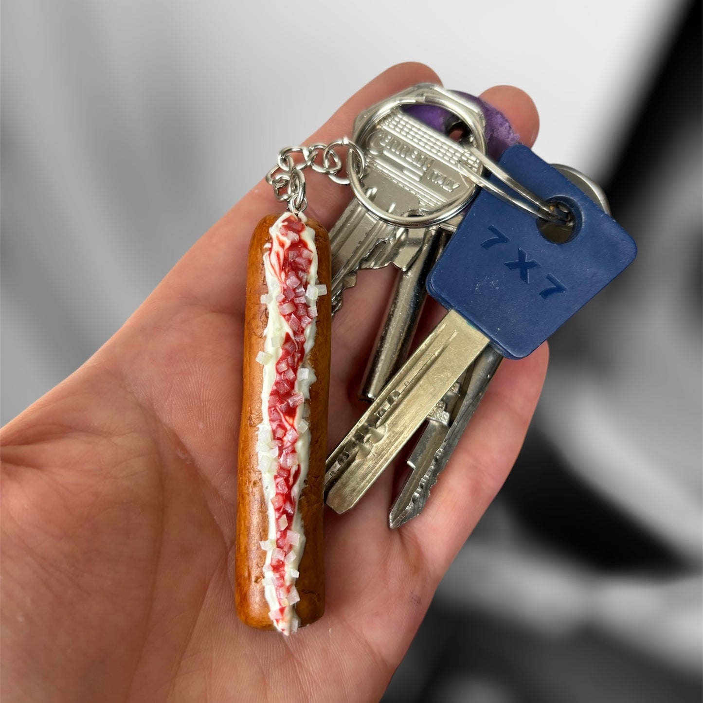 Keychain letter with or without name