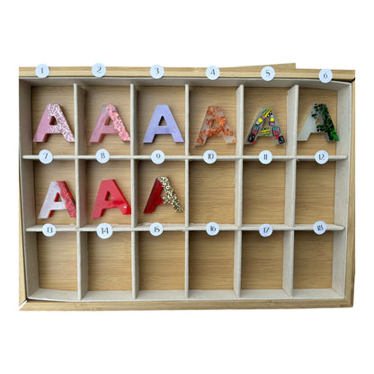 Keychain letter with or without name