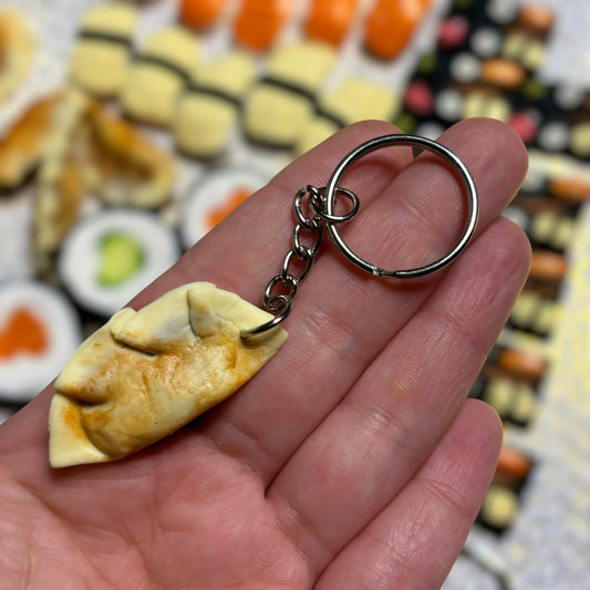 Sleutelhanger - Gyoza / dumpling - Handgemaakt - Klei