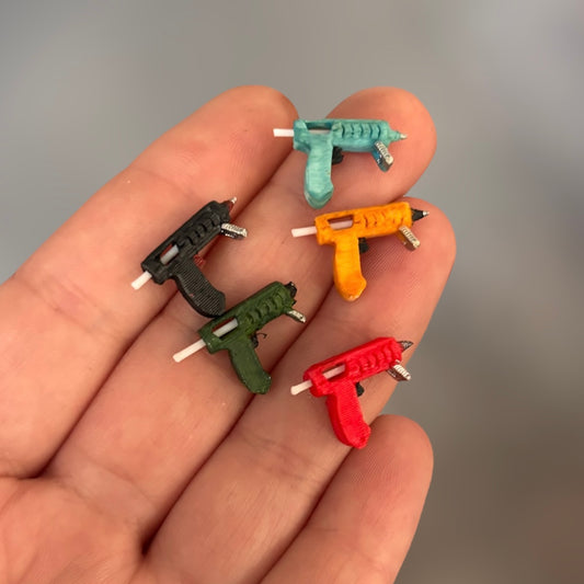 1:12 Lijmpistool - Handgemaakt - Poppenhuis
