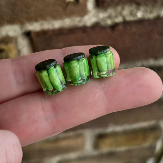 1:12 Pot met augurken - Handgemaakt - Poppenhuis