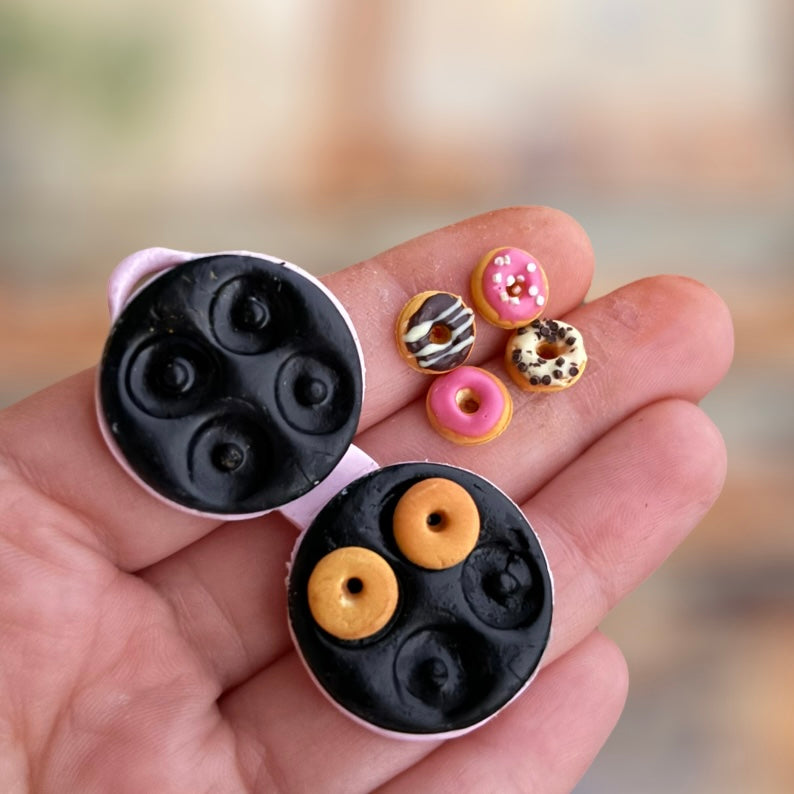 1:12 Donut maker en donuts - Handgemaakt - Poppenhuis