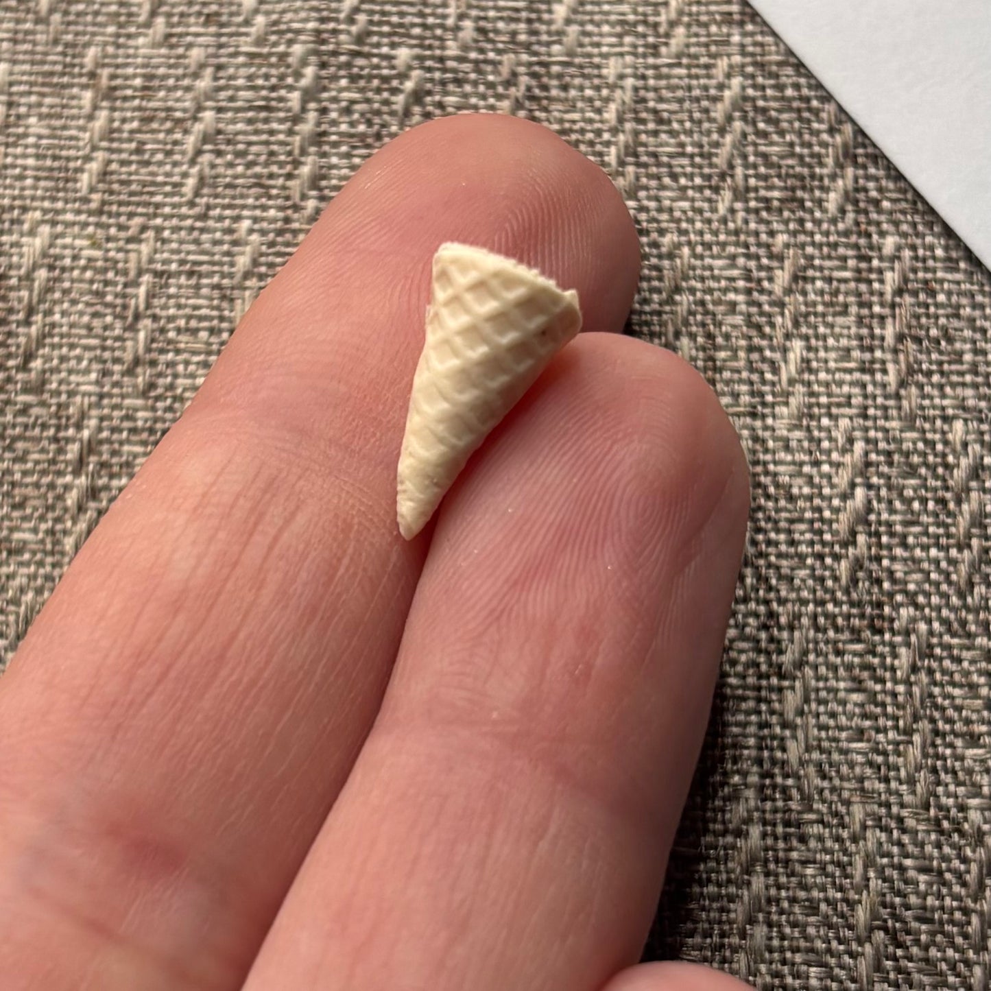 Textuurroller en uitsnijder / cutter voor wafels, ijshoorntjes etc