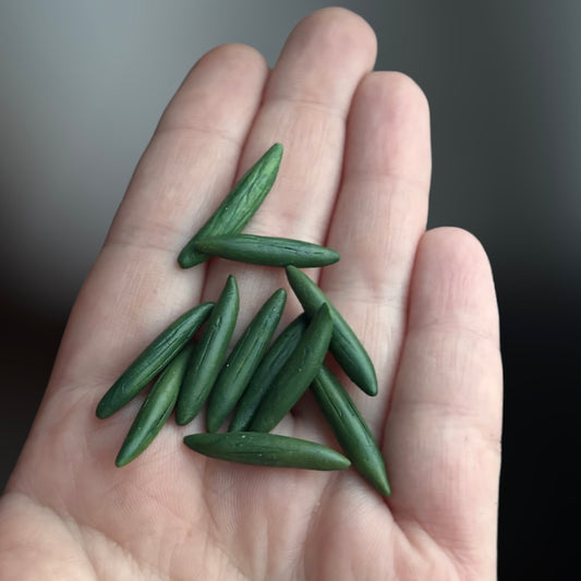 1:12 Set van 6 komkommers - Handgemaakt - Poppenhuis