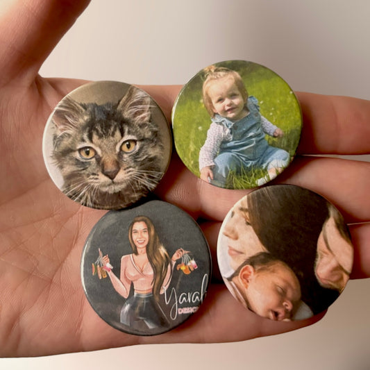 Fotomagneten - met eigen foto - 4 of 10 stuks!