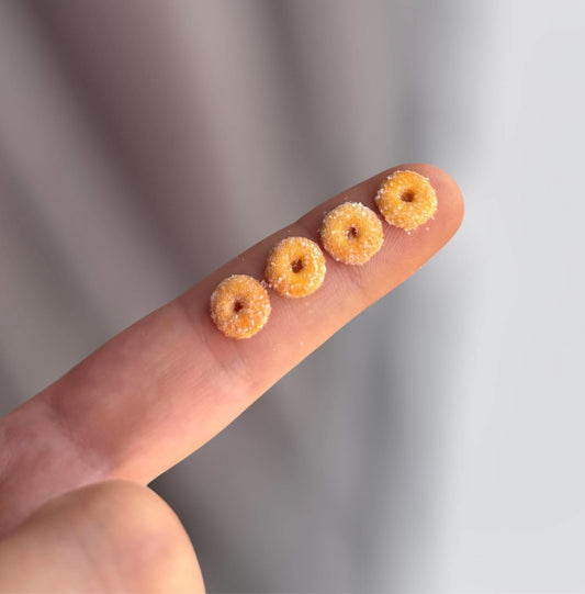 1:12 Gesuikerde donuts- Handgemaakt - Poppenhuis
