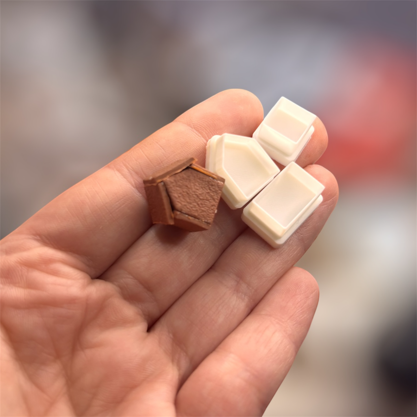 1:12 Peperkoekhuisje / gingerbread house 3-delig - Cutter / uitsnijder / uitsteker