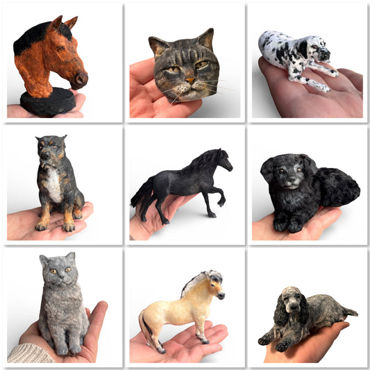 Your pet made of clay - Handmade