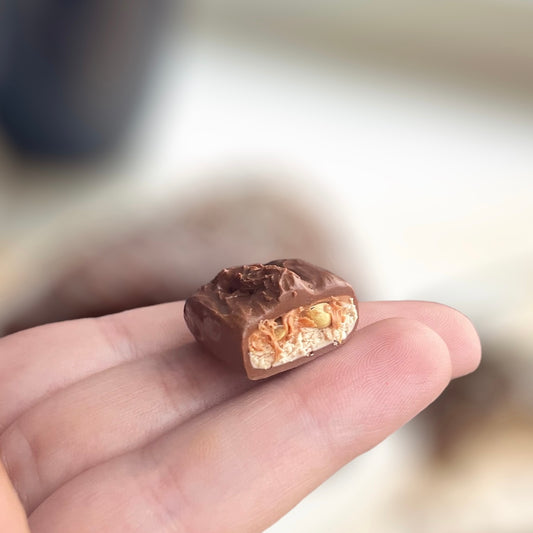 Sleutelhanger - Chocolade Snickers - Handgemaakt - Klei